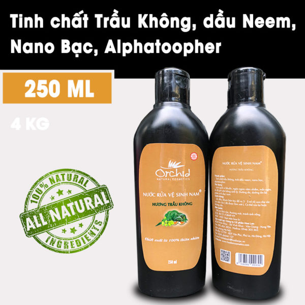 DUNG DỊCH VỆ SINH NAM HƯƠNG TRẦU KHÔNG 250ml