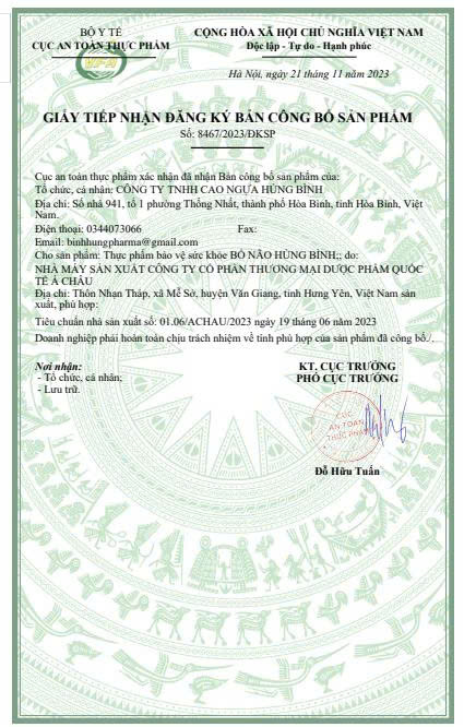 02 HỘP BỔ NÃO HÙNG BÌNH